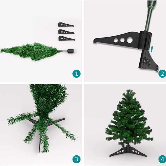 NEW 20 Inch Mini Artificial Tabletop Christmas Tree - Picture 4 of 10